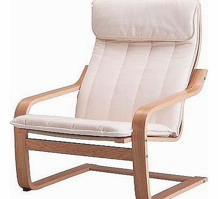  POANG - Armchair, oak veneer, Alme natural