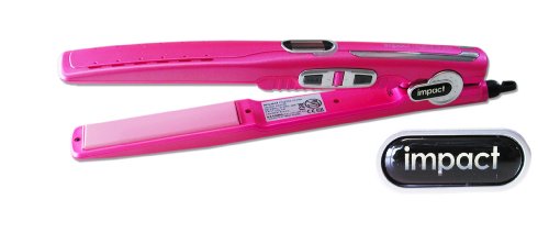 Digital Hair Styler Straightener Curl Flick Salon Exlusive PINK