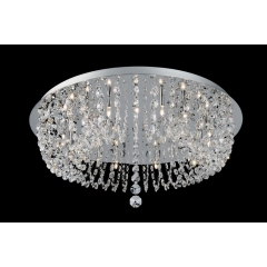 Flush Strass Crystal Ceiling Light Medium