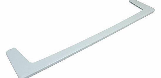 Fridge Freezer Glass Shelf Front Guard Trim (White)