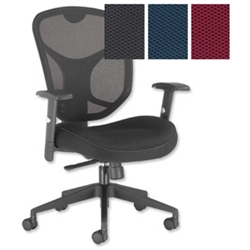 Amaze Mesh Task Chair Claret