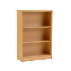 Influx Bookcase Medium W800xD350xH1200mm Beech