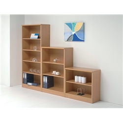 Influx Bookcase Tall W800xD350xH1800mm Beech