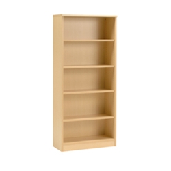 Influx Bookcase Tall W800xD350xH1800mm Maple