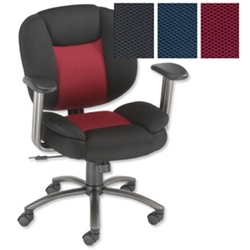 Bounce Task Chair Claret/Black