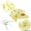 10 Lever Brass Plated Auto Deadlock