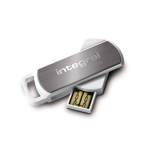 8GB 360 USB Flash Drive - Grey