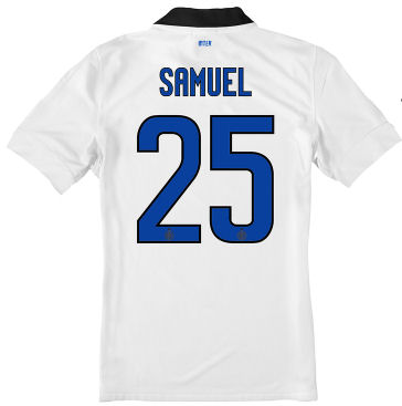 Nike 2011-12 Inter Milan Nike Away Shirt (Samuel 25)