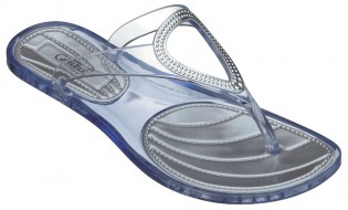 Motion Silver flip flop