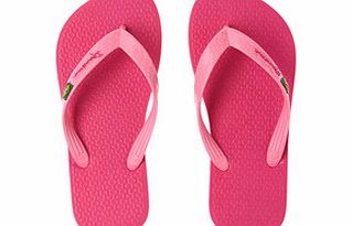 Womens Brazil II pink flip flops