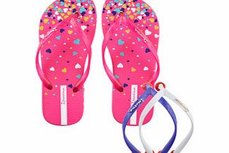 Womens Switch pink flip flops