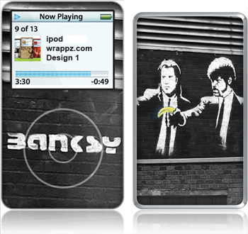 ipod Classic Banksy Pulp Fiction