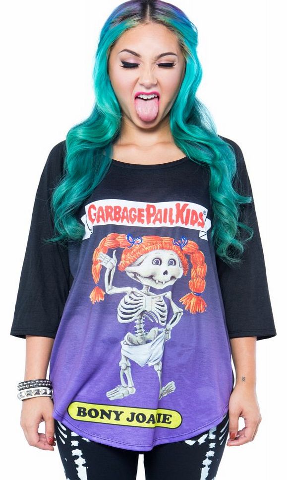 Garbage Pail Kids Bony Joanie Raglan