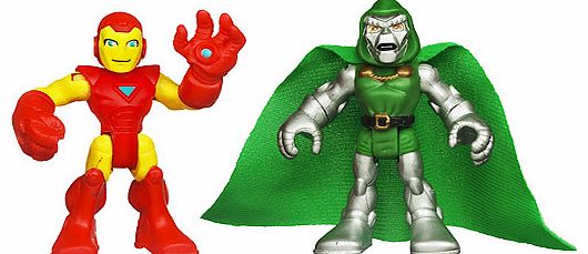 Playskool Heroes - 6cm Iron Man and Doctor Doom