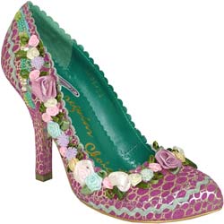 IRREGULAR CHOICE IC CORTESAN RIBBON FLOWER CT