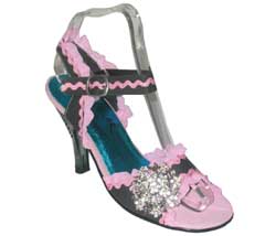 IRREGULAR CHOICE IC FRILLY PERSPEX SANDAL