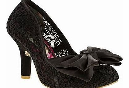 womens irregular choice black iced gem high