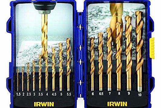  10503991 HSS Tin Pro Drill 15 Piece Set Titanium Coated