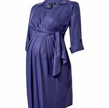 Pianna iris blue shirt dress