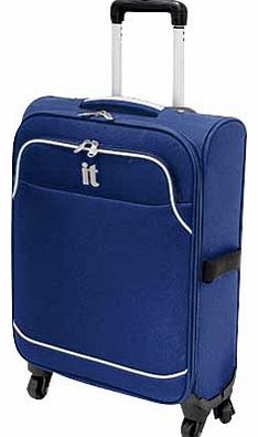 IT Contrast Medium 4 Wheel Suitcase - Navy