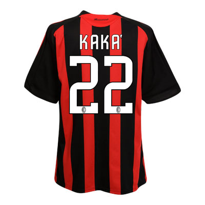 Adidas 08-09 AC Milan home (Kaka 22)