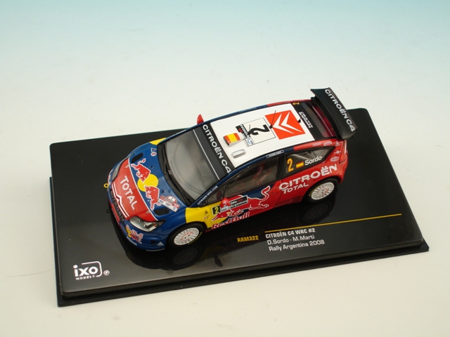 ixo Citroen C4 WRC #2 Red Bull 3rd Rally Argentina