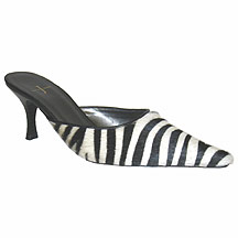 J by Jasper Conran Zebra print mule