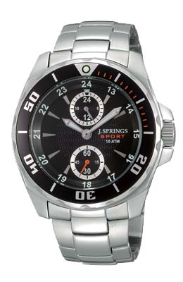 J.SPRINGS Urban Active Bezel 24 Hour All Black