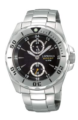 J.SPRINGS Urban Active Bezel 24 Hour Black Gents