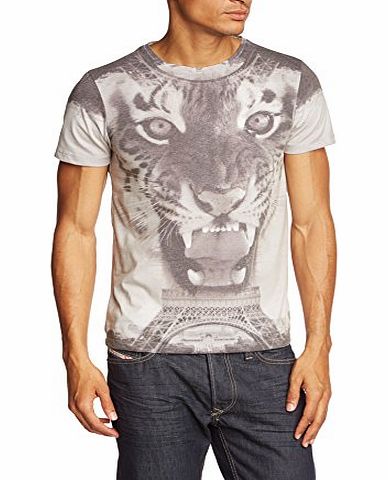  Mens Hub Tee Ss Crew Neck Crew Neck Short Sleeve T-Shirt, Multicoloured (Cloud Dancer Detail:Skull), X-Large (Manufacturer size: XL)