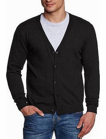 Mens PRM CARDIGAN PR 7-8-9 2013 NOOS Plain or unicolor V-Neck Long sleeve Cardigan - Grey - Gris (Dark Grey Mlange B 85) - X-Large (Brand size: XL)