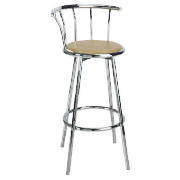 Bar Stool, Oak Effect