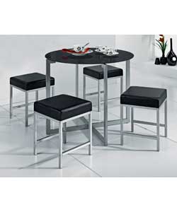 Bistro Set Black