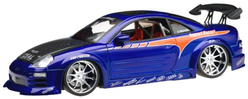 Mitsubishi Eclipse (1:18 scale in Purple with graphics)