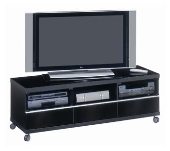 Studio Look 316 Extra Wide Black LCD TV Unit