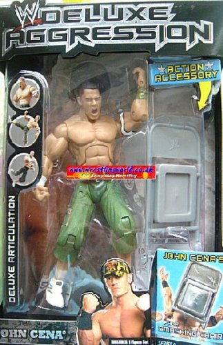 WWE Deluxe Aggression 9 John Cena Wrestling Figure