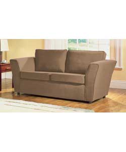 Large Fixed Back Sofa - Camel