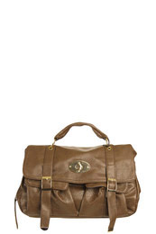 Slouch Satchel Buckle Detail Bag