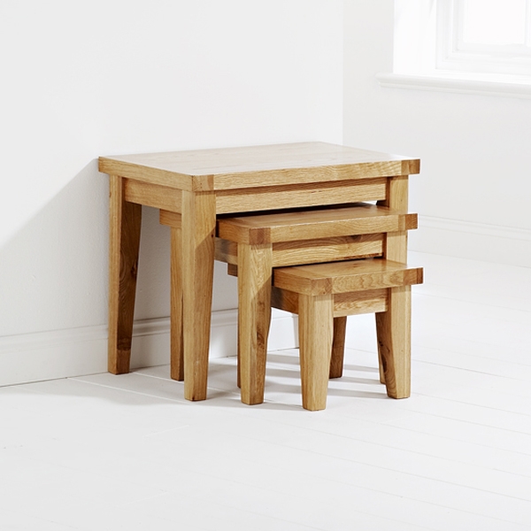 Oak Nest of Tables