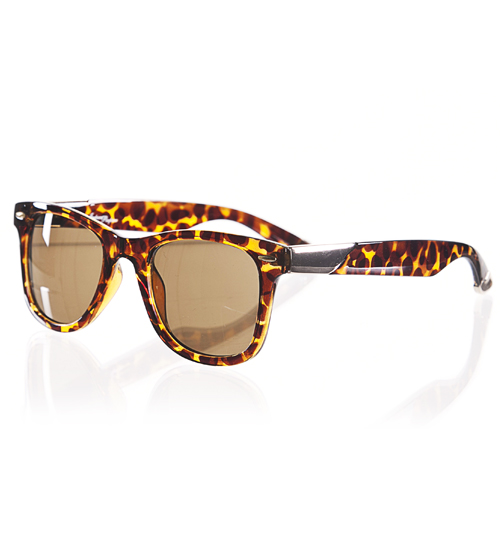 Retro Winston Wayfarer Tortoiseshell Sunglasses