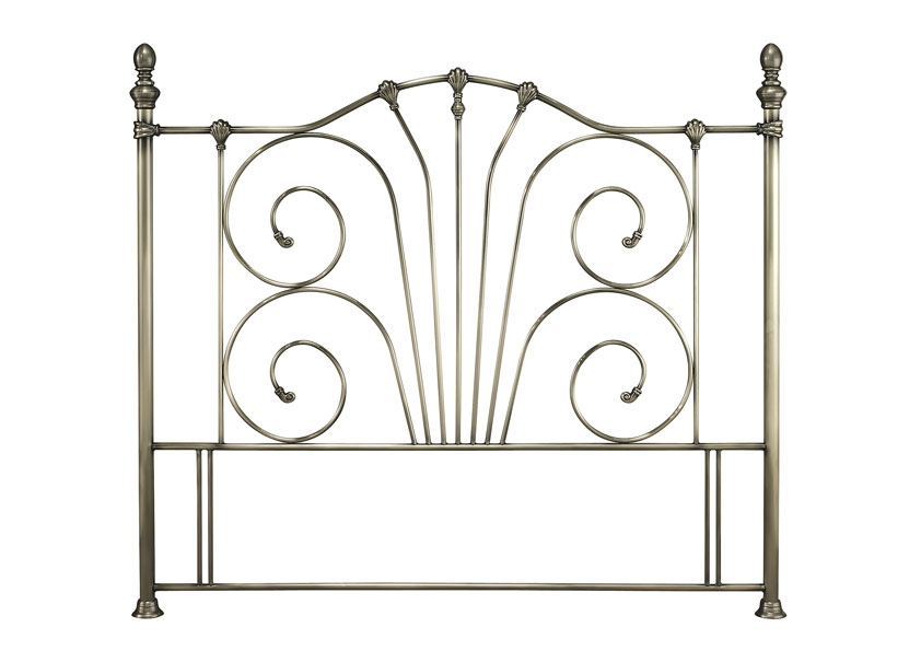 Antique Brass Double Headboard