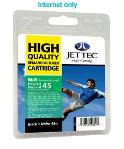 Tec HP45 Remanufactured Black Cartridge