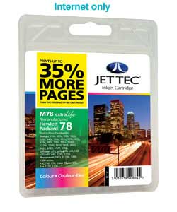 Tec HP78 Remanufactured Colour Cartridge