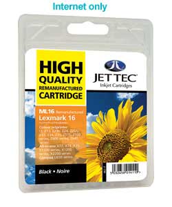 Tec Lexmark 10N0016 Remanufactured Black Cartridge