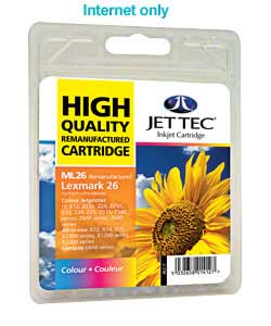 Tec Lexmark 10N0026 Remanufactured Colour Cartridge