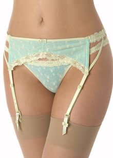 Bow Boudoir suspender belt