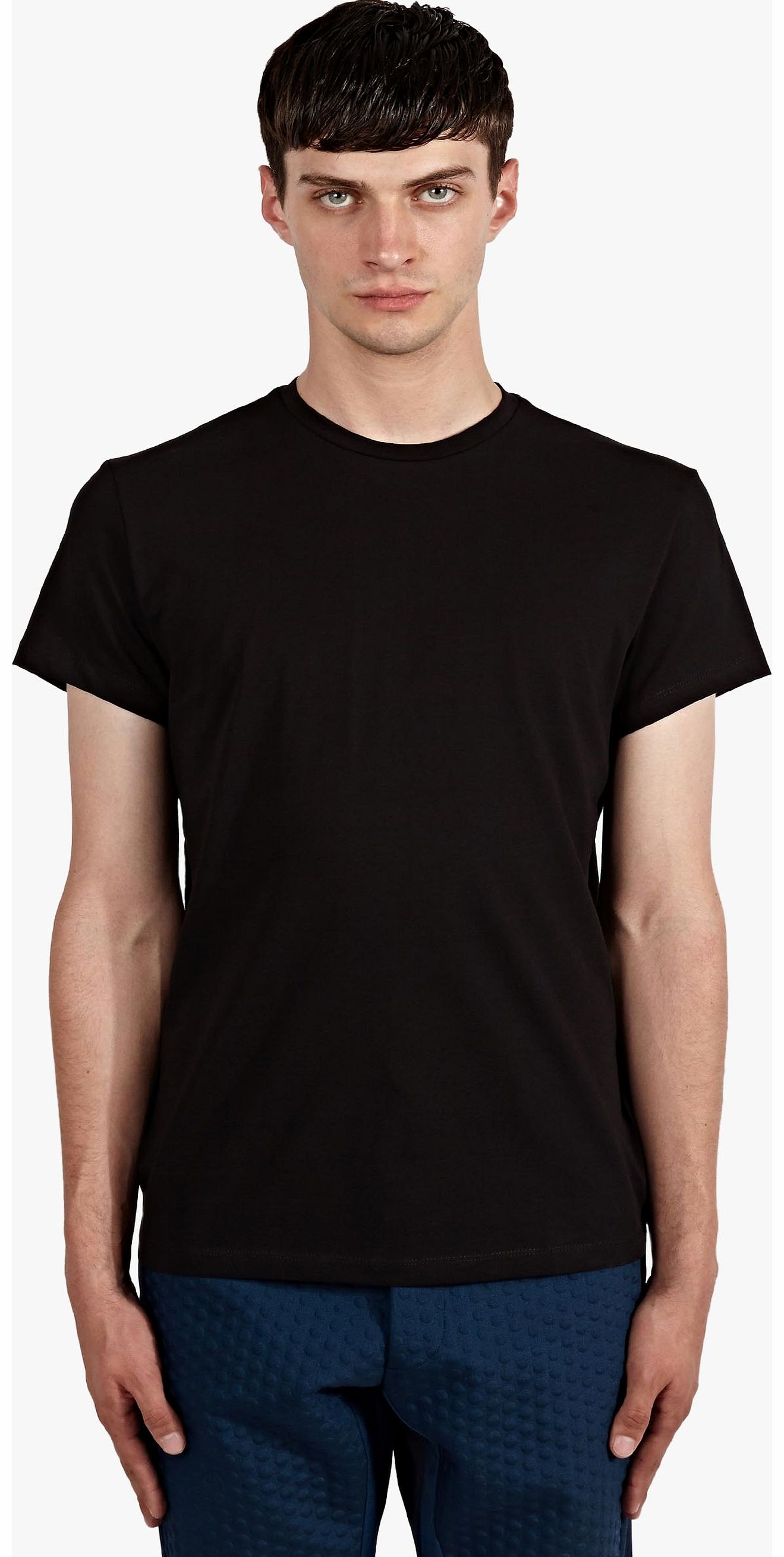 Mens Black Classic Cotton T-Shirt