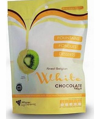 Finest Belgian White Fondue Chocolate Drops 900g