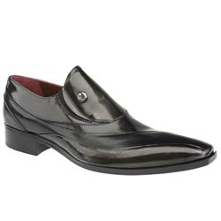 Jo Ghost Male Carter Twin Gusset Leather Upper in Black, Dark Brown