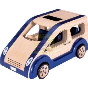 PINTOY Wooden Dolls House Family Car